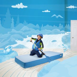 An Image of Jay-Be Simply Kids Foam Free Waterproof Spring Mattress - Shorty (75 x 175 cm)