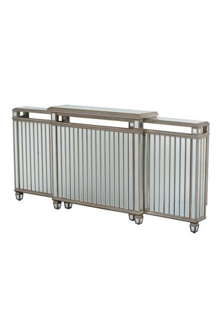 An Image of Antoinette Adjustable, Mirrored Radiator Cover