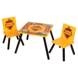 An Image of Muddy Friends Children's JCB Digger Table and 2 Chairs