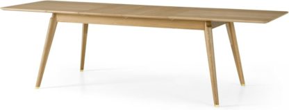 An Image of Albers 6-12 Seat Extending Dining Table, Oak