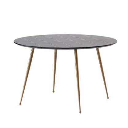 An Image of Mason Dining Table – Brushed Gold Legs