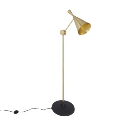 An Image of Tom Dixon Beat Floor Lamp Brass