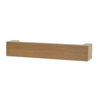 An Image of Wireworks Wall Mounted Hand Towel Rail Natural Oak