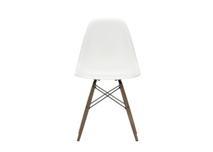 An Image of Vitra Eames DSW Chair New Height Ice Grey Dark Maple