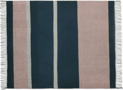An Image of Auburn Throw, 130 x 170cm, Teal & Pink