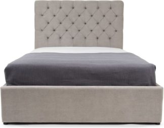 An Image of Skye King Size Ottoman Storage Bed, Owl Grey