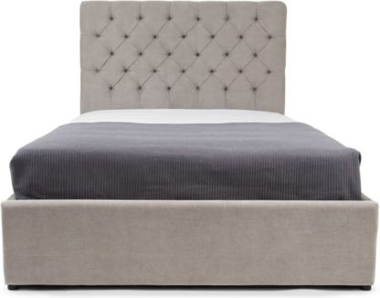 An Image of Skye King Size Ottoman Storage Bed, Owl Grey