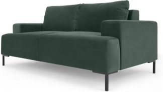 An Image of Frederik 2 Seater Sofa, Autumn Green Velvet