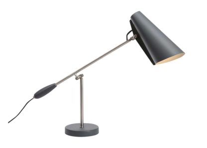 An Image of Northern Birdy Table Lamp Black & Gold