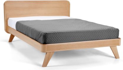 An Image of Fonteyn Kingsize Bed, Oak