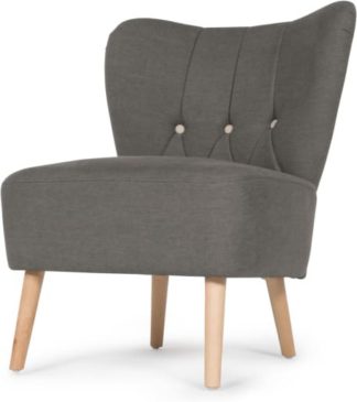 An Image of Charley Accent Armchair, Graphite Grey