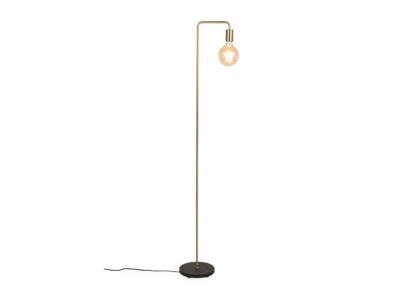 An Image of Heal's Junction Floor Lamp Satin Nickel