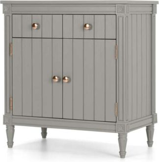 An Image of Bourbon Vintage Compact Sideboard, Copper and Grey