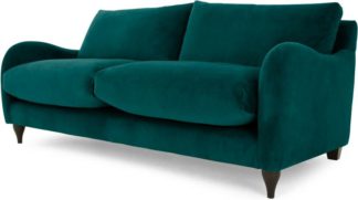 An Image of Sofia 2 Seater Sofa, Plush Mallard Velvet