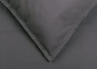 An Image of Heal's Washed Cotton Charcoal Duvet Cover King