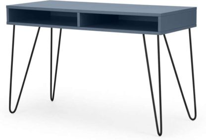 An Image of Elona Console Desk, Slate Blue & Black