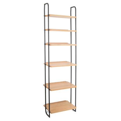 An Image of Heal's Brunel Lean To Wide Shelves With Metal Struts