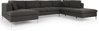 An Image of Monterosso Right Hand Facing Corner Sofa, Oyster Grey