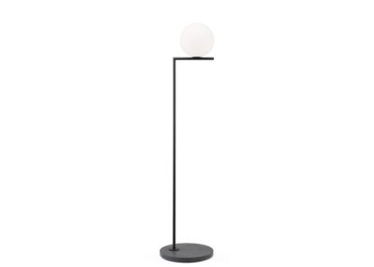 An Image of Flos IC Outdoor F1 Floor Lamp Brushed Brass