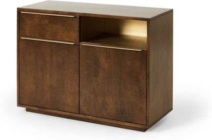 An Image of Anderson Compact Sideboard, Mango Wood & Brass