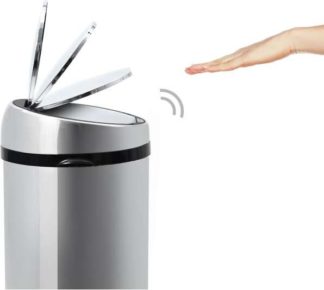 An Image of Sense Touch-free Sensor Bin 50L, Stainless Steel