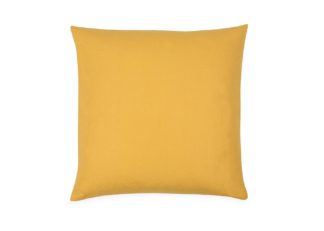 An Image of Heal's Linen Cushion Mustard 43 x 43cm