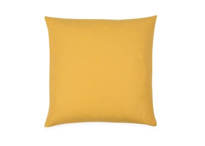 An Image of Heal's Linen Cushion Mustard 43 x 43cm