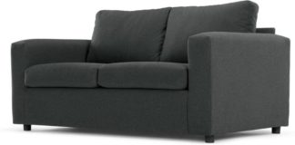 An Image of Felix 2 Seater Sofa Bed with Foam Mattress, Shetland Slate