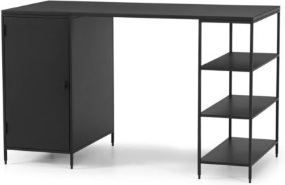 An Image of Solomon Wide Desk, Black