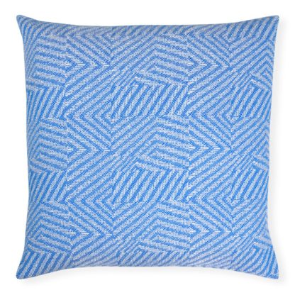 An Image of Twill Cushion Blue 40 x 40cm