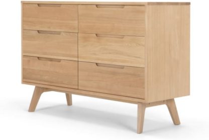 An Image of Jenson Wide Chest of Drawers, Oak