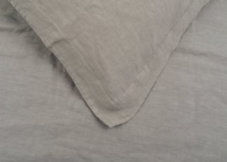An Image of Heal's Washed Linen Natural Duvet Cover King