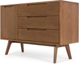 An Image of Jenson Compact Sideboard, Dark Stain Oak