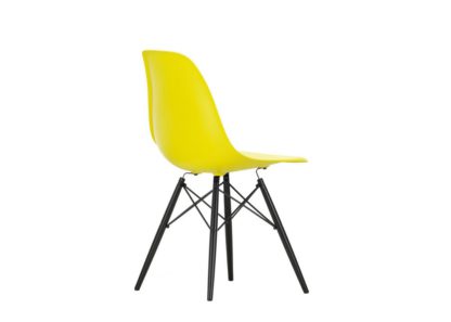 An Image of Vitra Eames DSW Chair New Height Ice Grey Dark Maple