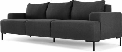 An Image of Oskar 3 Seater Sofa, Sterling Grey