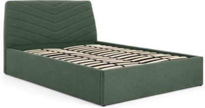 An Image of Lex Double Ottoman Storage Bed, Bay Green