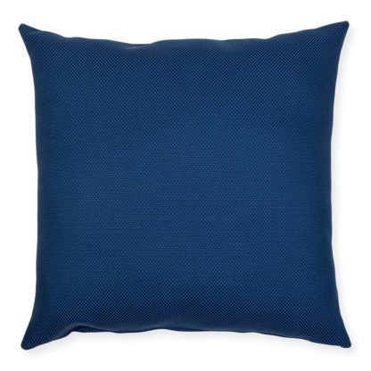 An Image of Heal's Greenwich Recycled Outdoor Cushion Blue 45 x 45cm