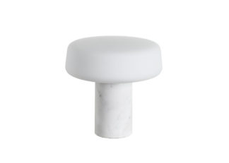 An Image of Case Solid Table Lamp Large Carrara Marble