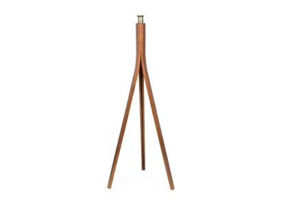 An Image of Heal's Baxter Wooden Floor Lamp Base Ash