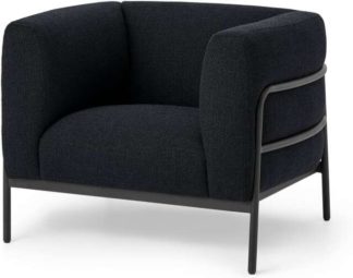An Image of Hayward Accent Armchair, Twilight Loop Textured Boucle