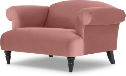 An Image of Claudia Loveseat, Old Rose Velvet