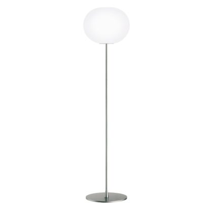 An Image of Flos Glo-Ball F1 Floor Lamp Silver