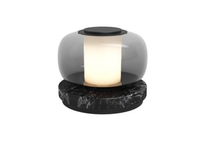 An Image of Gabriel Scott Luna Table Lamp Black