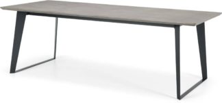 An Image of Boone 8 Seat Dining Table, Concrete Resin Top