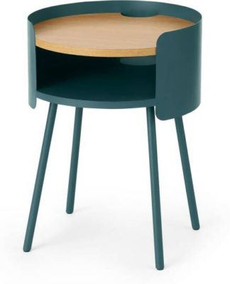 An Image of Ooty Bedside Table, Teal