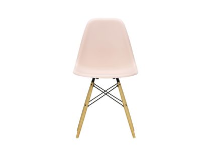 An Image of Vitra Eames DSW Chair New Height Ice Grey Dark Maple