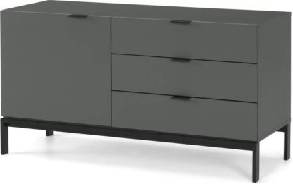 An Image of Marcell Compact Sideboard, Grey