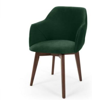 An Image of Lule Office Chair, Pine Green Velvet