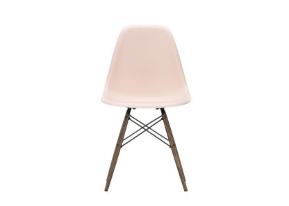 An Image of Vitra Eames DSW Chair New Height Ice Grey Dark Maple