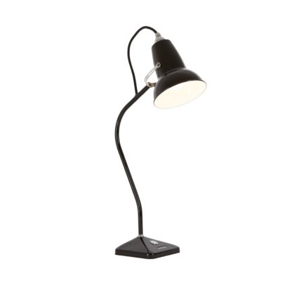 98a3bc08fdb5fc2b05084a6881e5a8875295a57004d2cc22816a2c78935306e9.jpg An Image of Anglepoise Original 1227 Mini Table Lamp Jet Black